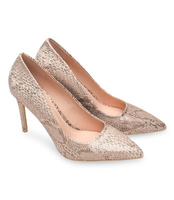 Czółenka damskie Bestelle 1639-1 Szampańskie