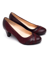 Czółenka Pesco 1762 Bordowe