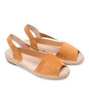 Sandałki damskie Ideal Shoes SA-2893 Brązowe