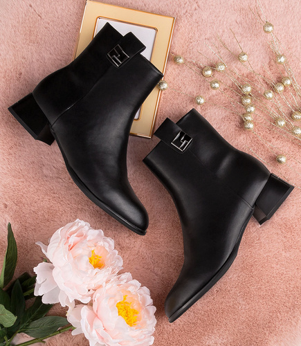 Botki damskie Jankowski JK/B-3-307 Czarne