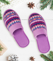 Kapcie damskie Natural Style NS-071 Fioletowe