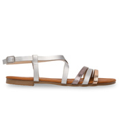 Sandałki damskie Sixth Sens 666-20 Srebrne