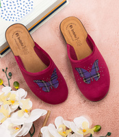 Kapcie damskie Inblu CF-44 Bordowe