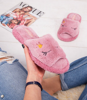 Kapcie damskie Natural Style NS-234 Różowe