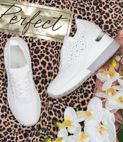 Buty sportowe damskie Lady Glory HQ285 Białe