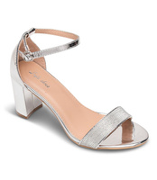 Sandałki damskie Style Shoes 6866 Srebrne