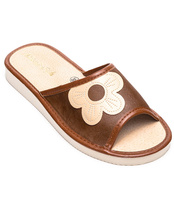 Kapcie damskie Natural Style NS-115 Brązowe