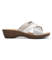 Klapki damskie Inblu GL-55 Srebrne