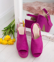 Sandałki damskie Tina's 8263BU Różowe