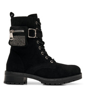 Botki damskie N/M HQ252 Czarne