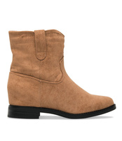 Botki damskie Ideal Shoes G-7605 Khaki