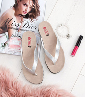 Japonki damskie Jomix D7635 Srebrne