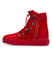 Buty sportowe damskie Ideal Shoes X9701 Czerwone