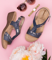 Sandałki damskie Inblu GL-56 Granatowe