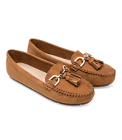 Mokasyny damskie Danic L7195 Brązowe