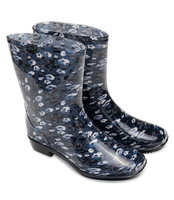 Kalosze damskie Lano ANX-01 Navy Flower