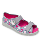 Sandałki dziecięce Befado 969Y133 Szare