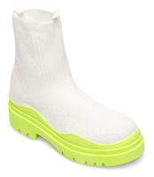 Buty sportowe N/M 88-56 Biało-Zielone