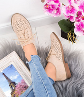 Półbuty damskie N/M 888-102 Beżowe