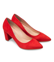 Czółenka damskie Abloom A120 Czerwone