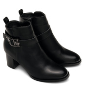 Botki damskie Skotnicki B-3-1357 Czarne