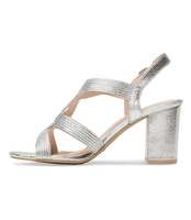 Sandałki damskie Laura Mode QL-118 Srebrne
