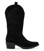 Wegańskie Kowbojki damskie Ideal Shoes MR-1881 Czarne
