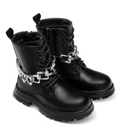 Botki dziewczęce Rock & Joy 7508-2B Czarne + S