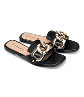 Klapki damskie Laura Mode F-37 Czarne