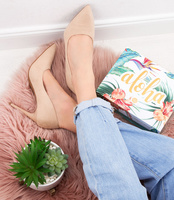 Czółenka damskie Laura Mode QL-113 Beżowe