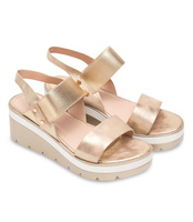 Sandałki damskie Shoesita 6293 Złote