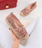 Espadryle damskie Bestelle L177 Różowe
