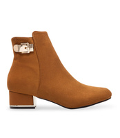 Botki damskie Abloom F820 Brązowe