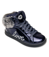 Botki dziewczęce American Club K171510 Granatowe