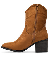 Wegańskie Kowbojki damskie Super Mode 5689 SU Brązowe