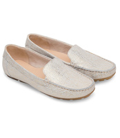 Mokasyny damskie Pesco 1820 Biało-Złote