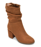 Botki damskie Super Mode 5497 Brązowe