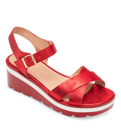 Sandałki damskie Shoesita 6295 Czerwone