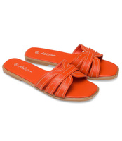 Klapki damskie Abloom WL362 Pomarańczowe