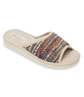 Kapcie damskie Natural Style NS-098 Brązowe
