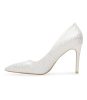 Czółenka damskie Bestelle 1639-1 Białe