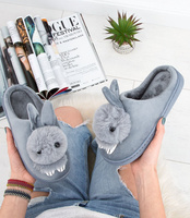 Kapcie damskie Foreverfolie P219 Szare