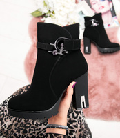 Botki damskie Super Mode 7897 Czarne