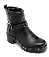 Botki damskie Abloom X9111 Czarne