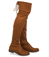 Kozaki damskie Sixth Sens F107 Brązowe