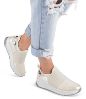 Buty sportowe damskie Ideal Shoes X-9700 Białe