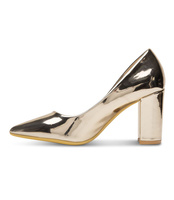 Czółenka damskie Style Shoes 6762 Złote