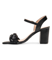 Sandałki damskie Laura Mode QL-175 Czarne