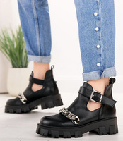 Botki damskie Bellamica JL200 Czarne