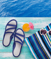 Klapki damskie Realpaks SLJ-15 Granatowe